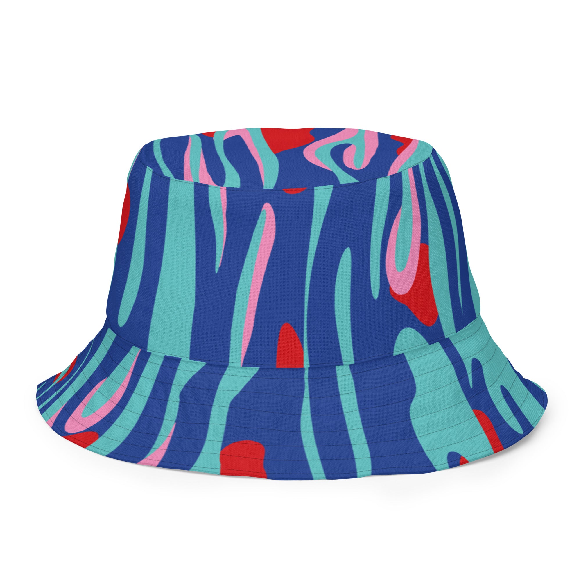 Leopard & Lava Print Reversible Bucket Hat