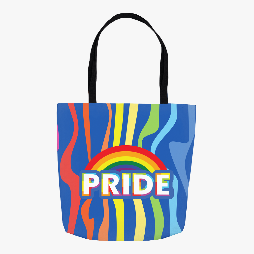 Gay Pride Large Canvas Tote Bag