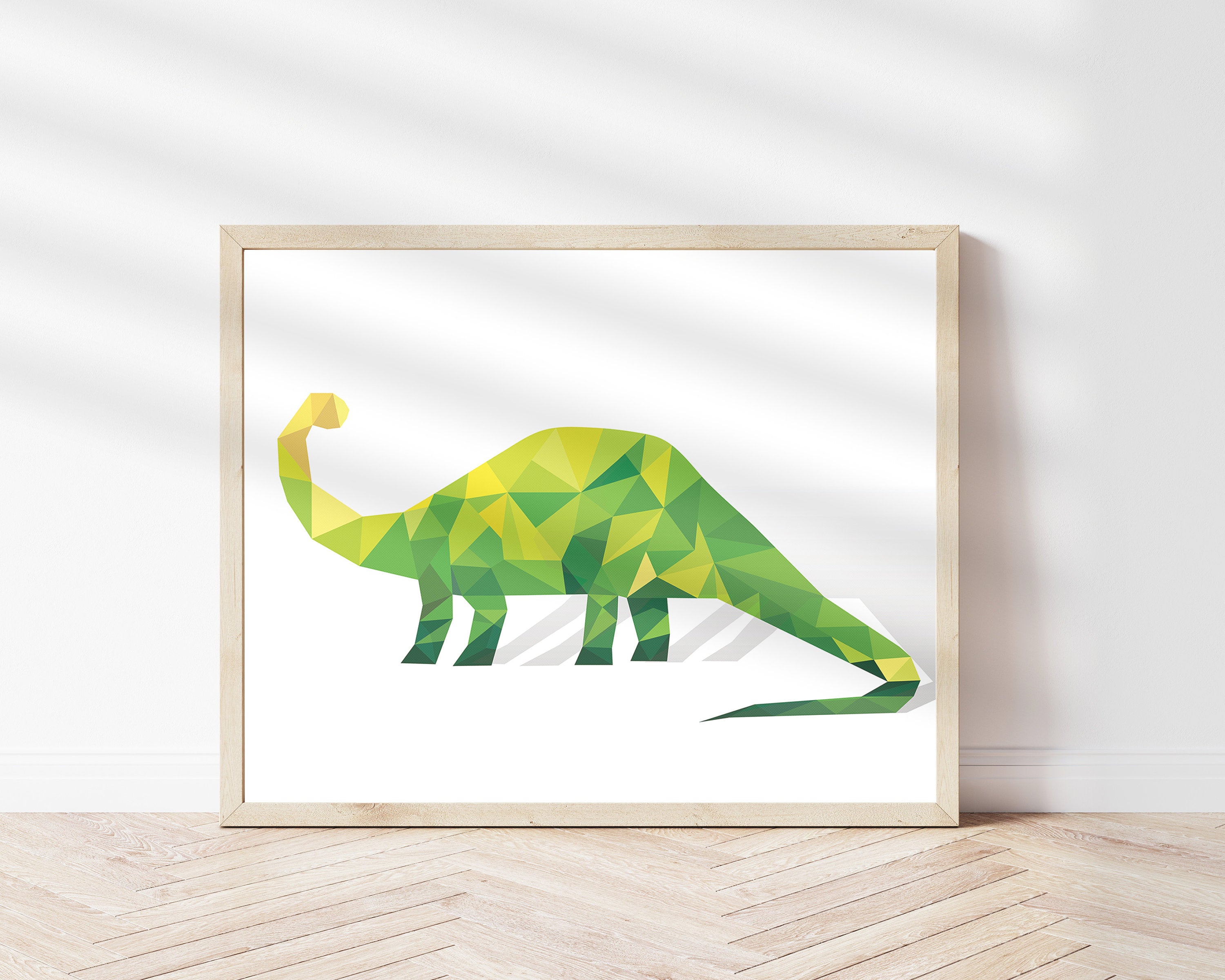 Giclee Art Print -  3 Piece Dinosaur Print Set, Kids Room Decor, Animal Wall Art