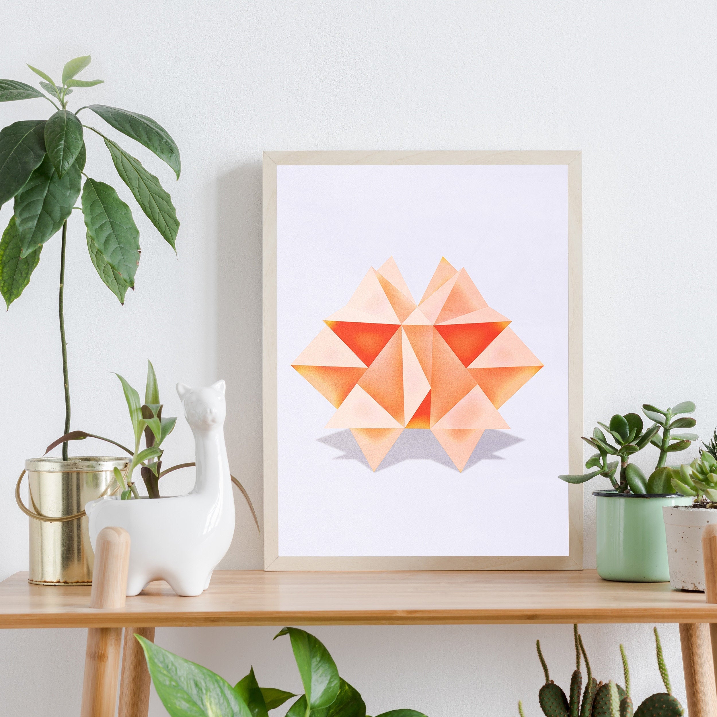 Polygonal Cube Print