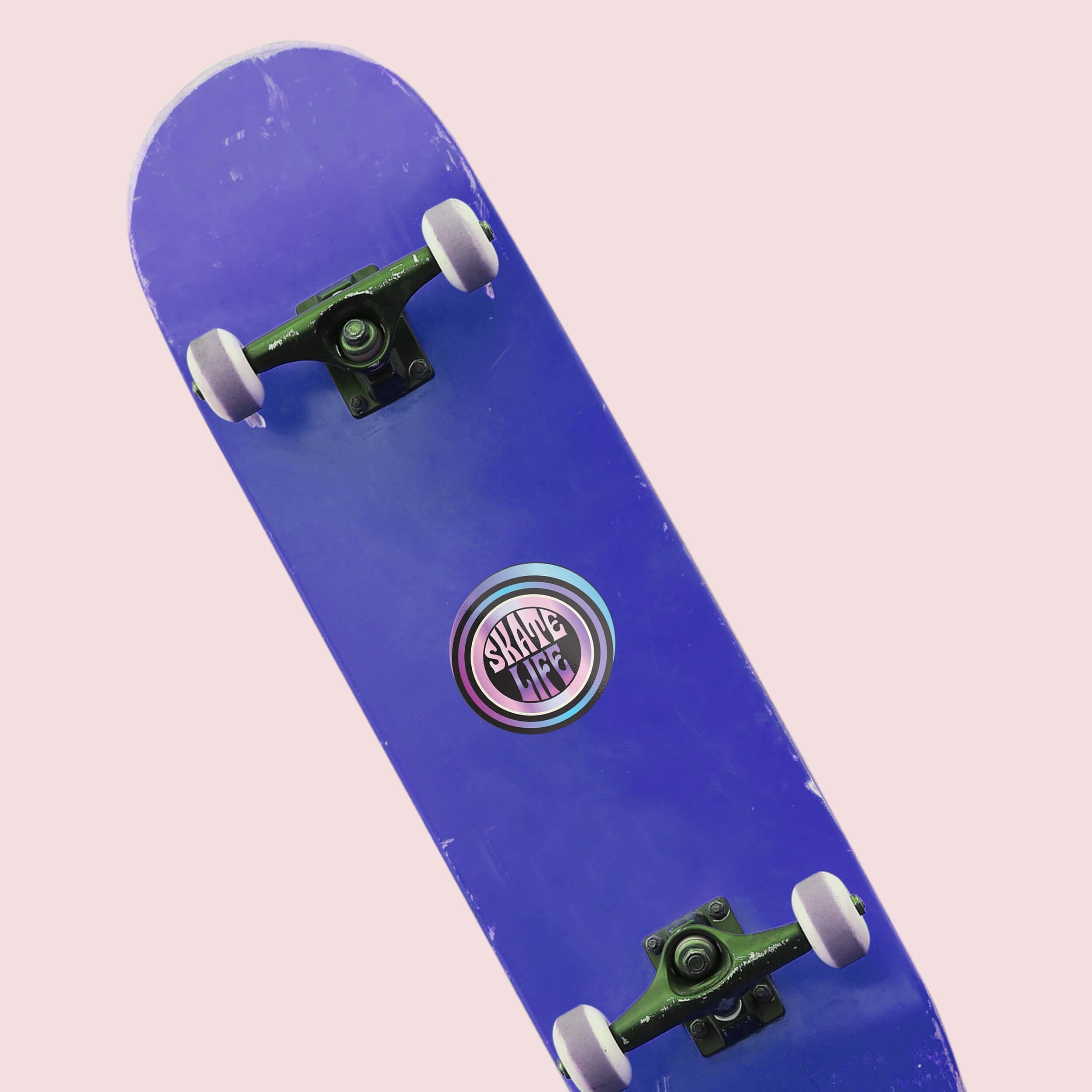 Skate Life Large Roller Skate Premium Vinyl Sticker, Roller Skating Hydroflask Sticker, Quad Skates Laptop Decal, Roller Skate Accessories