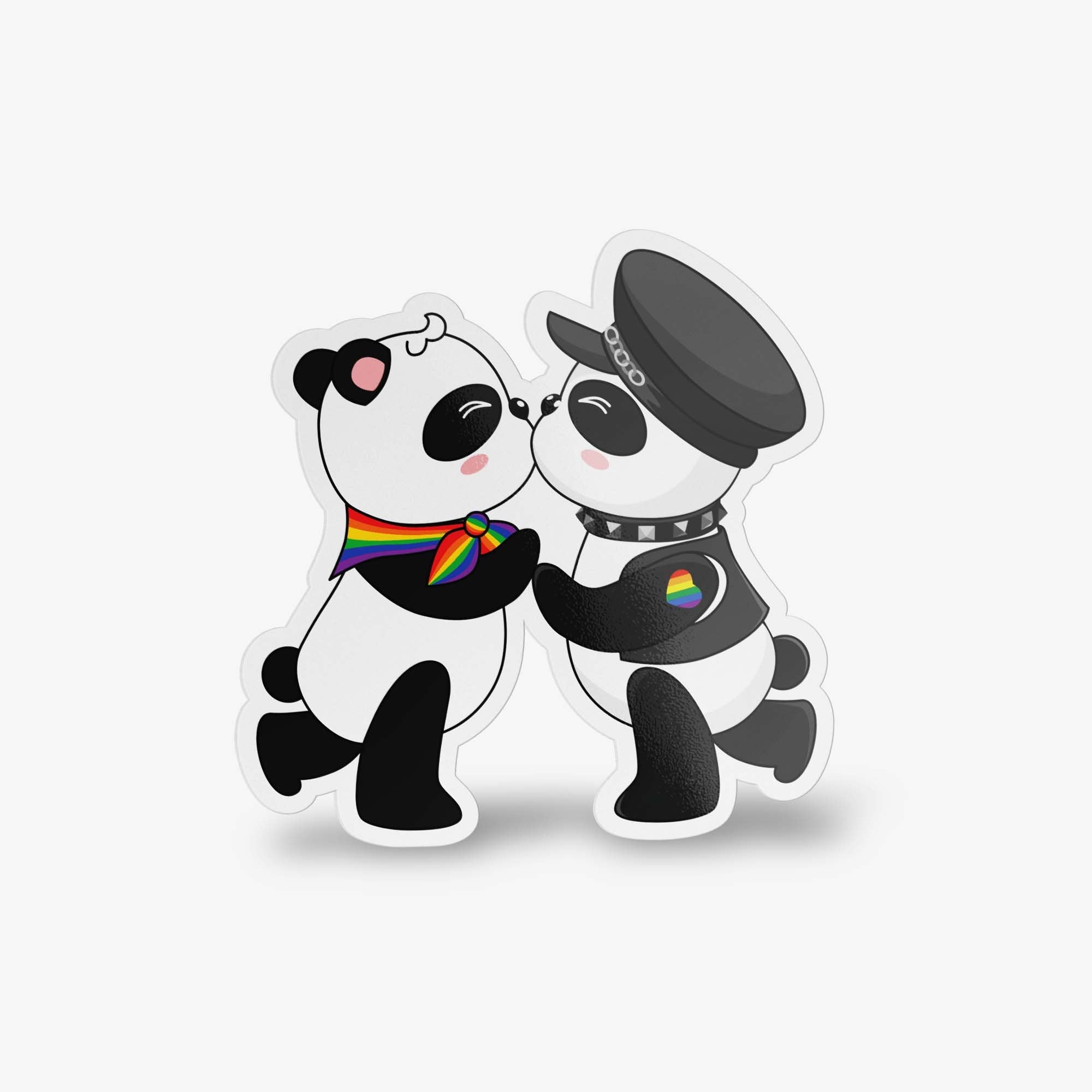 Gay Pride Stickers, Kawaii Panda, Stickers Laptop, Queer Stickers, Gay Cute, Pride Stickers, LGBT stickers, LGBT Gifts, Queer Gift