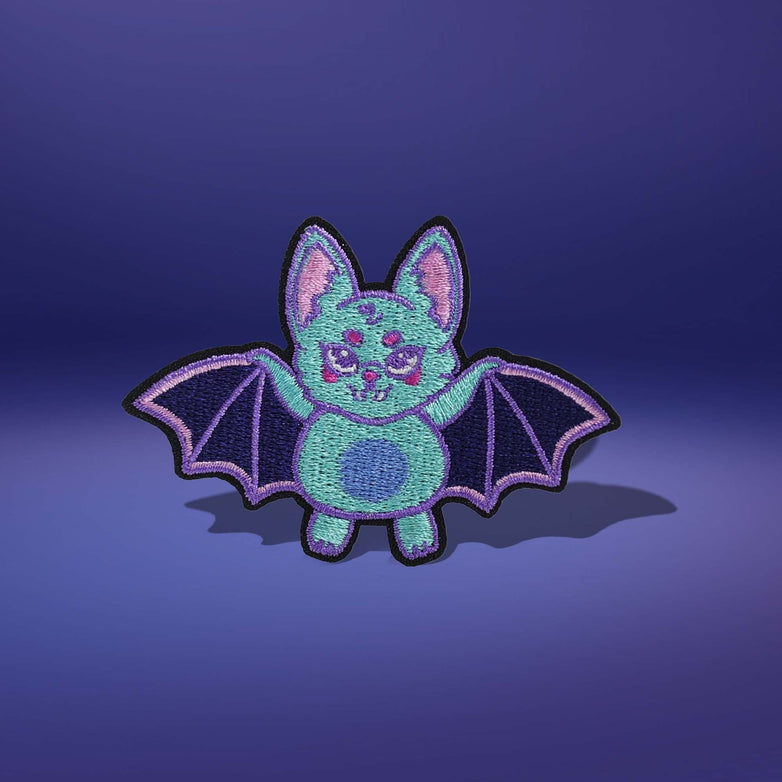 Kawaii Bat Iron On Patch