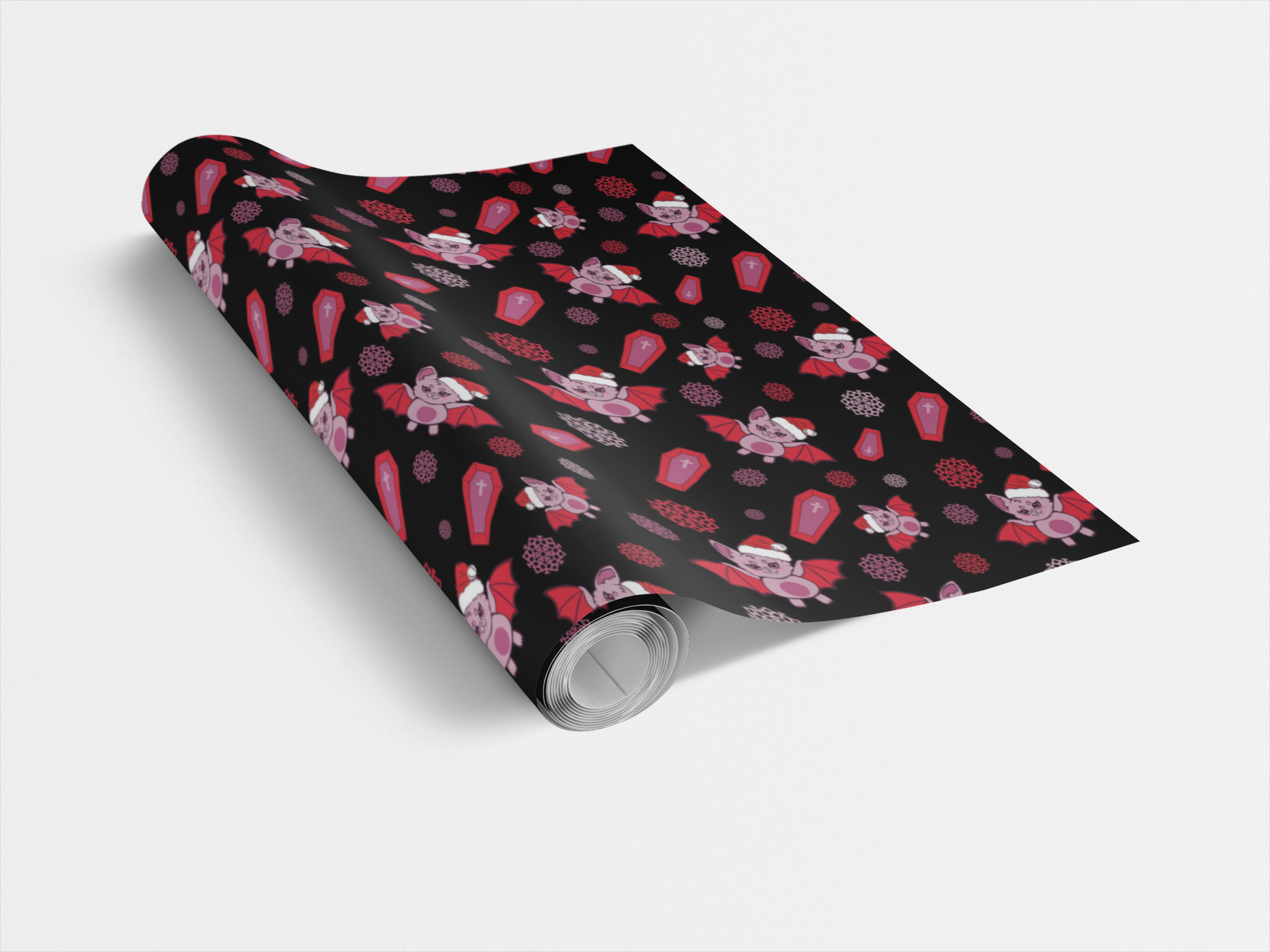 Batty Christmas Wrapping Paper